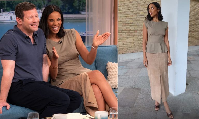 Rochelle Humes’ Chic Suede Skirt Is Selling Out Fast This Autumn