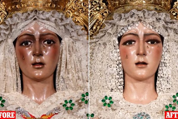 Virgin Mary Statue ‘Glow-Up’ Sparks Outrage Amid Botched Surgery Criticism